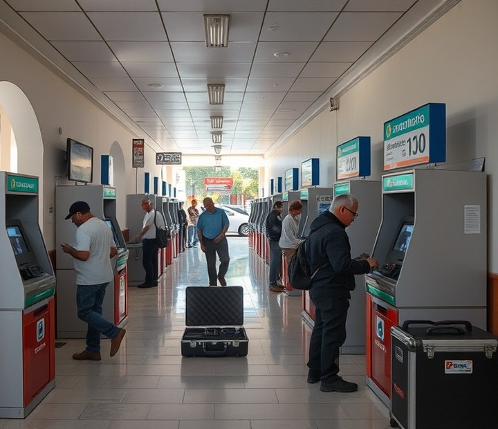 Después — Equipo restablecido en la misma visita y operando con normalidad.
